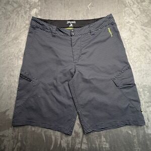 Fox Racing Ranger Shorts Mens 36 Black Striped MTB Mountain Bike Cycling Cargo